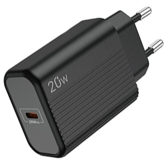 LAMTECH FAST CHARGER TYPE-C PD20W BLACK