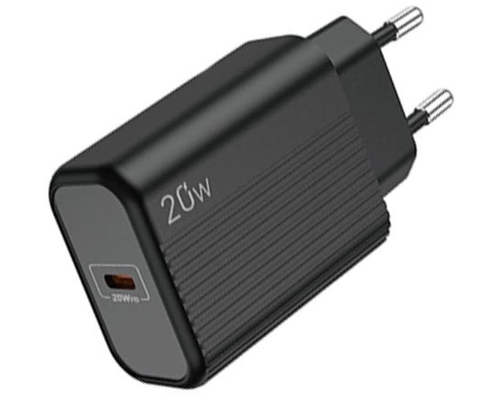 LAMTECH FAST CHARGER TYPE-C PD20W BLACK