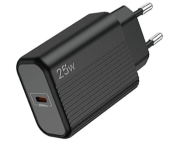 LAMTECH FAST CHARGER TYPE-C PD25W BLACK