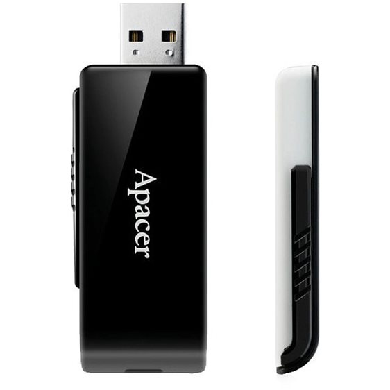 FLASH DRIVE APACER USB3.1 32GB AH350 BLACK AP32GAH350B-1