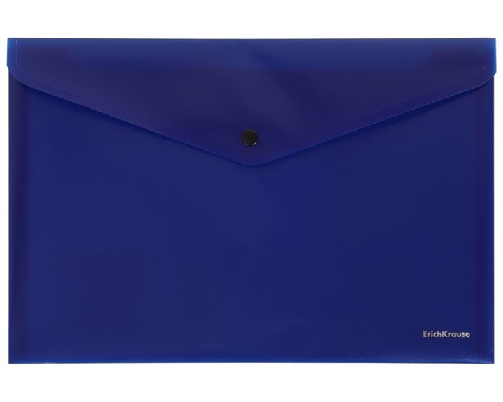 Φάκελος Κουμπί Erichkrause A4 Diamond Total Blue 54878