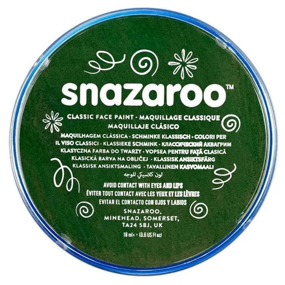 Snazaroo 18ml Κρέμα Face Painting Classic Dark Green