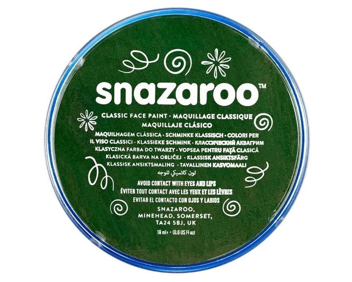 Snazaroo 18ml Κρέμα Face Painting Classic Dark Green