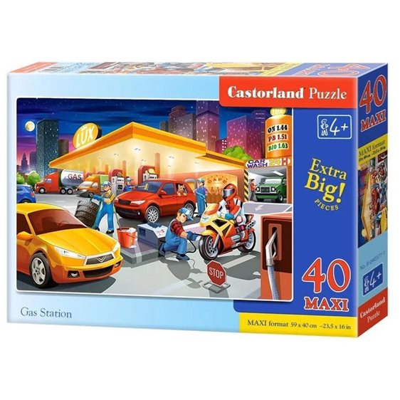 Παζλ Castorland 40 Maxi Gas Station 59x40cm B-040377-1