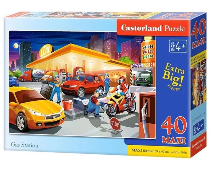 Παζλ Castorland 40 Maxi Gas Station 59x40cm B-040377-1
