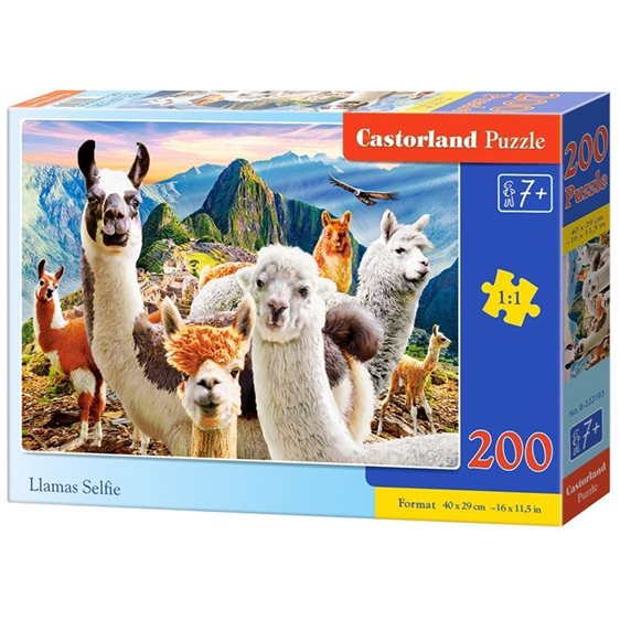 Παζλ Castorland 200 τμχ. Llamas Selfie 40x29cm B-222193
