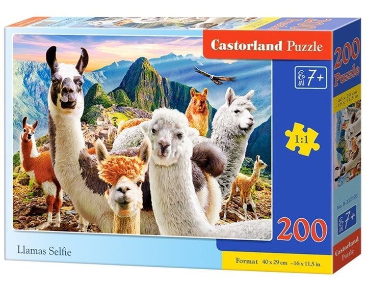 Παζλ Castorland 200 τμχ. Llamas Selfie 40x29cm B-222193