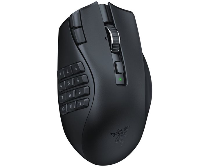 Razer NAGA V2 HYPERSPEED - Wireless MMO Gaming Mouse - 30K DPI - 2.4GHz / Bluetooth - 19 Buttons