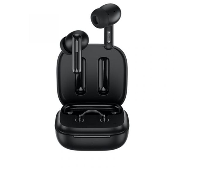 QCY T13 ANC Black - TWS 10mm Dynamic Driver, 4-Mic 28dB ANC, Bluetooth 5.3, 7Hr-30Hr, 75ms Latency