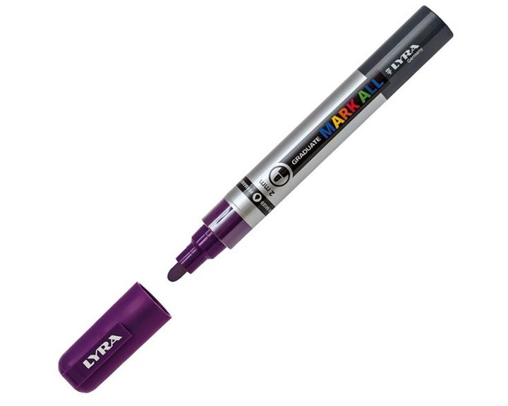 Μαρκαδόροι Ανεξίτηλοι Lyra Graduate Mark All 2mm. Violet 037