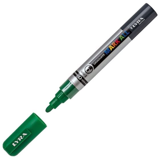 Μαρκαδόροι Ανεξίτηλοι Lyra Graduate Mark All 2mm. Sap Green 067