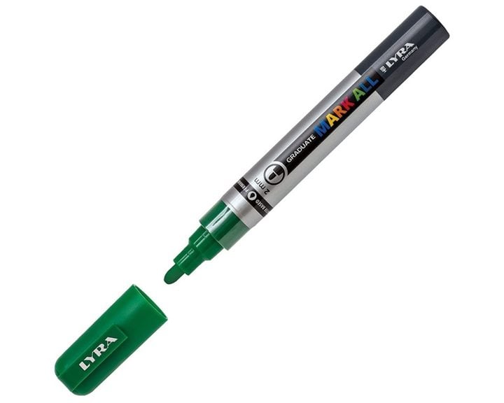 Μαρκαδόροι Ανεξίτηλοι Lyra Graduate Mark All 2mm. Sap Green 067