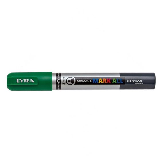 Μαρκαδόροι Ανεξίτηλοι Lyra Graduate Mark All 2mm. Emerald Green 063