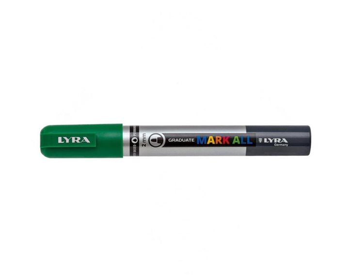 Μαρκαδόροι Ανεξίτηλοι Lyra Graduate Mark All 2mm. Emerald Green 063