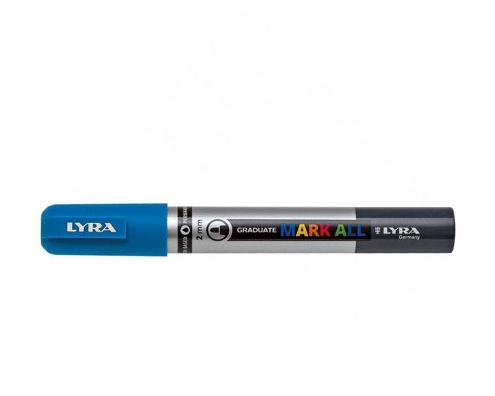 Μαρκαδόροι Ανεξίτηλοι Lyra Graduate Mark All 2mm. Light Blue 046