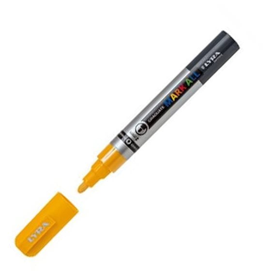 Μαρκαδόροι Ανεξίτηλοι Lyra Graduate Mark All 2mm. Yellow 007