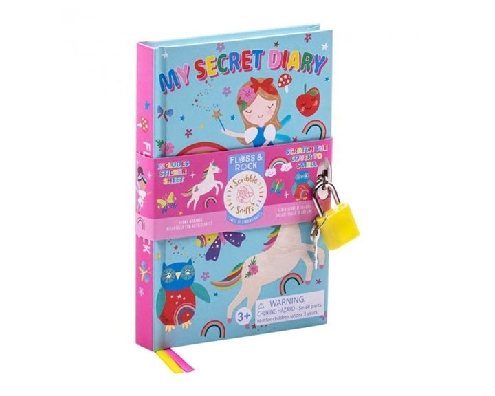 Floss Rock Σημειωματάριο με Κλειδαριά Rainbow Fairy 46P6550