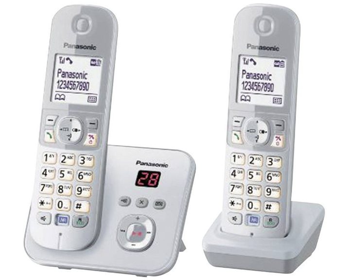 Ασύρματο Τηλέφωνο Panasonic KX-TG6822GS PearlSilver (KX-TG6822GS (PANKX-TG6822GS)