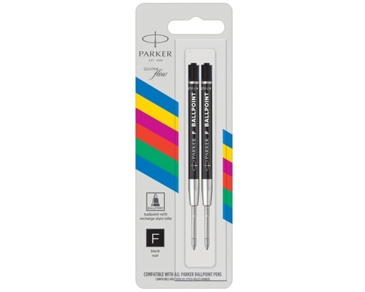 Ανταλλακτικό Parker Ballpoint Refill Fine Μαύρο 2τμχ.