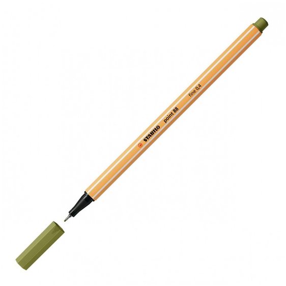 Μαρκαδόρος STABILO Point 0.4mm 88/37 Mud Green