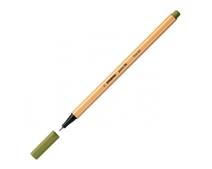 Μαρκαδόρος STABILO Point 0.4mm 88/37 Mud Green