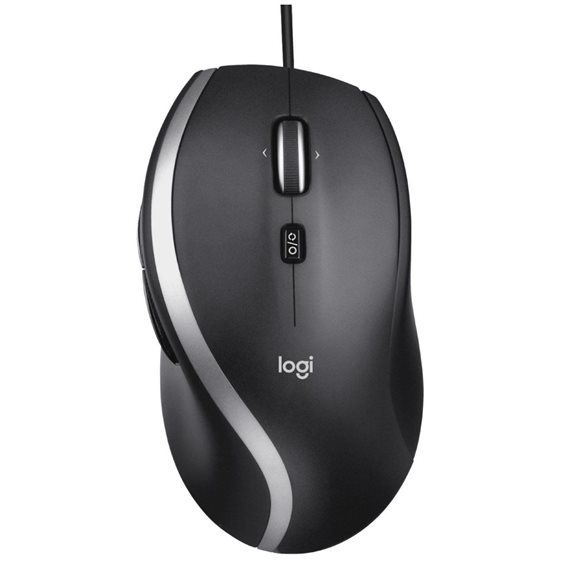 Logitech M500S Advanced Corded Mouse (Black, Wired) (LOGM500S) (910-005784)