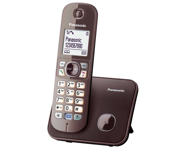 Ασύρματο Τηλέφωνο Panasonic KX-TG6811GA Mocca-Brown (KX-TG6811GA) (PANKX-TG6811GA)