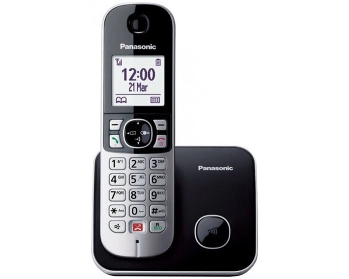 Ασύρματο Τηλέφωνο Panasonic KX-TG6851GRA Καφέ (KX-TG6851GRA) (PANKXTG6851GRA)