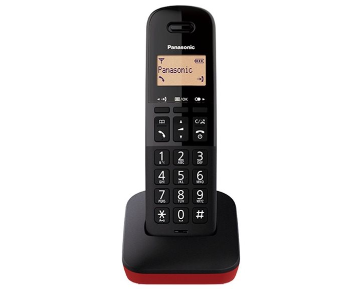 Ασύρματο Τηλέφωνο Panasonic ΚΧ-ΤGB610GRR Red (KX-TGB610GRR) (PANKX-TGB610GRR)