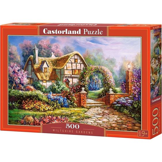 Παζλ Castorland 500 τμχ. Wiltshire Gardens 47x33cm B-53032