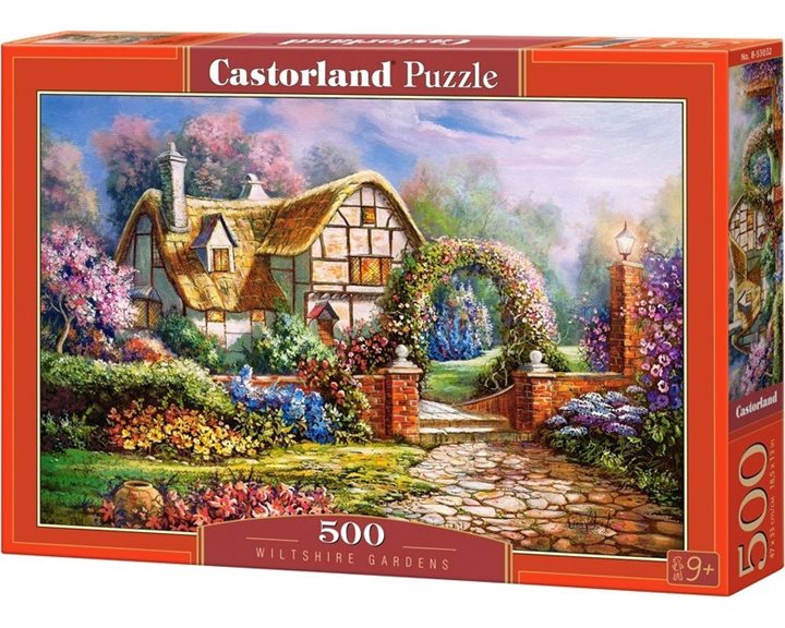 Παζλ Castorland 500 τμχ. Wiltshire Gardens 47x33cm B-53032