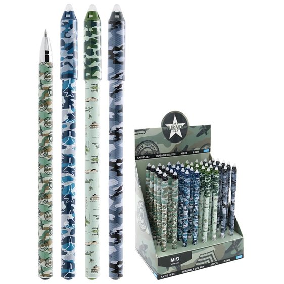 Στυλό M&G Erase Gel 0.5mm Army AKPB14S3