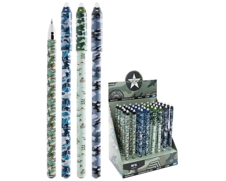 Στυλό M&G Erase Gel 0.5mm Army AKPB14S3