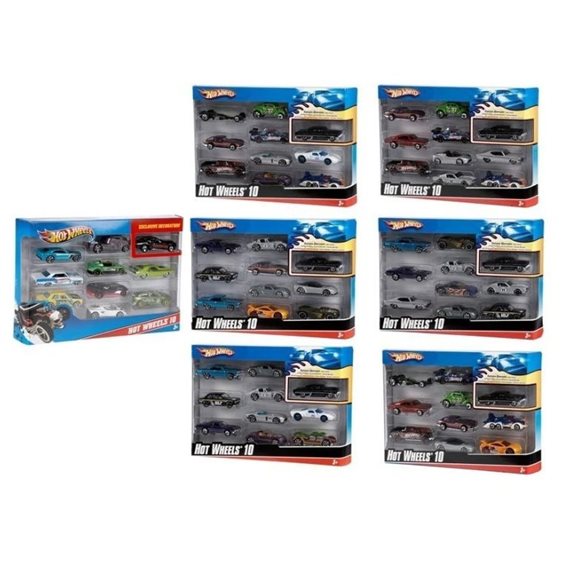 Mattel Αυτοκινητάκια Hot Wheels Σετ Των 10 54886