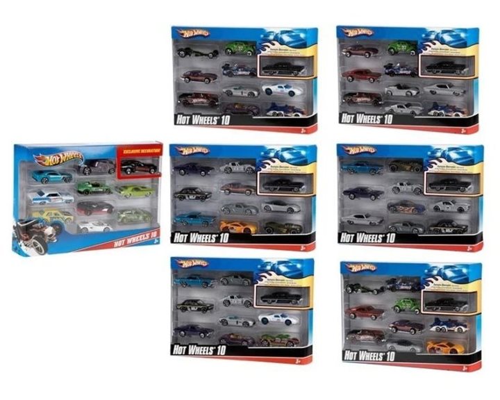 Mattel Αυτοκινητάκια Hot Wheels Σετ Των 10 54886