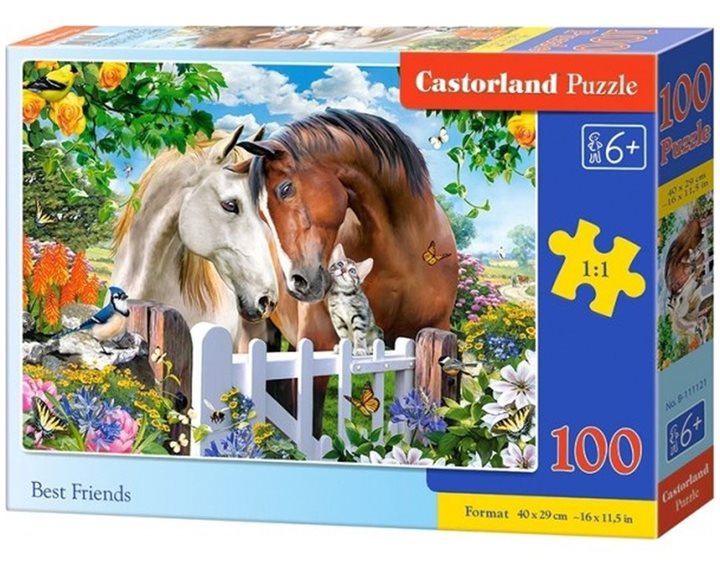 Παζλ Castorland 100 τμχ. Best Friends 40x29cm B-111121