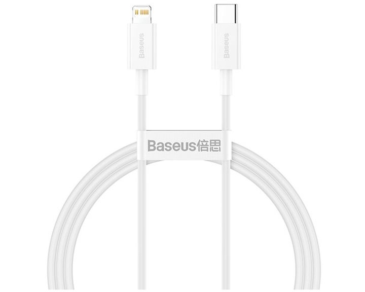 Baseus Type-C - Lightning Superior Series fast charging data cable PD 20W 2m White (CATLYS-C02) (BASCATLYS-C02)