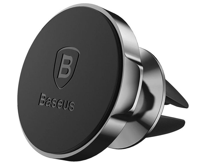 Baseus Car Mount Small ears series Magnetic suction bracket (Air outlet type) Black (SUER-A01) (BASSUER-A01)