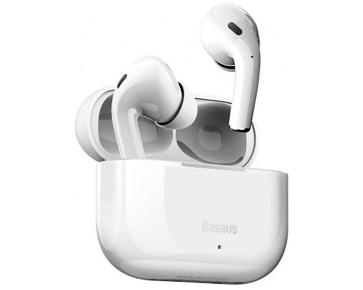 Baseus W3 In-ear Bluetooth Handsfree Ακουστικά με Θήκη Φόρτισης Λευκά (NGW3-02) (BASNGW3-02)