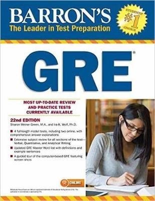BARRON'S GRE WITH ONLINE PRACTICE TESTS 22ND ED