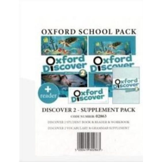OXFORD DISCOVER 2 SUPPLEMENT PACK (SB + WB + READER + VOCABULARY & GRAMMAR SUPPLEMENT) - 02863