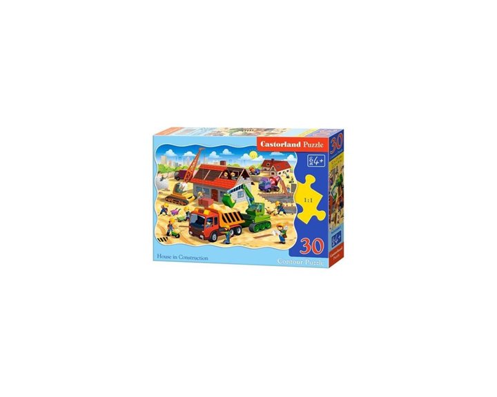 Παζλ Castorland 30 τμχ. House in Construction 32x23cm B-03686-1