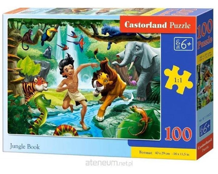 Παζλ Castorland 100 τμχ. Jungle Book 40x29cm B-111022