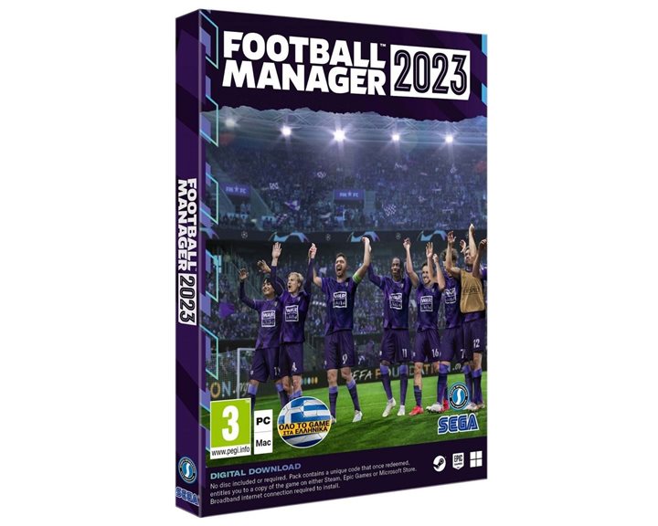 Football Manager 2023 PC (Code in box Steam/Epic/Microsoft)
