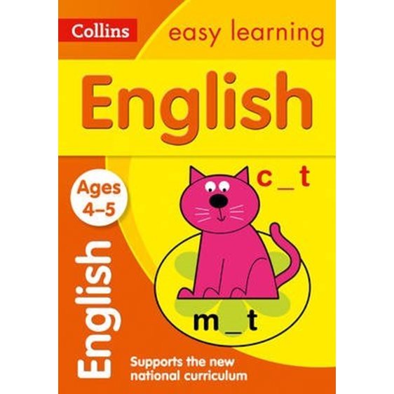 ENGLISH AGES 4-5 :COLLINS EASY LEARNING  PB