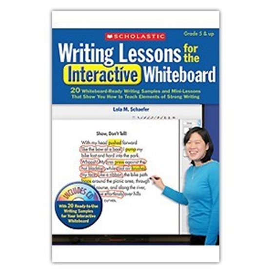 WRITING LESSONS FOR THE INTERACTIVE WHITEBOARD (+ CD) (20 whiteboard - ready writing samples and min