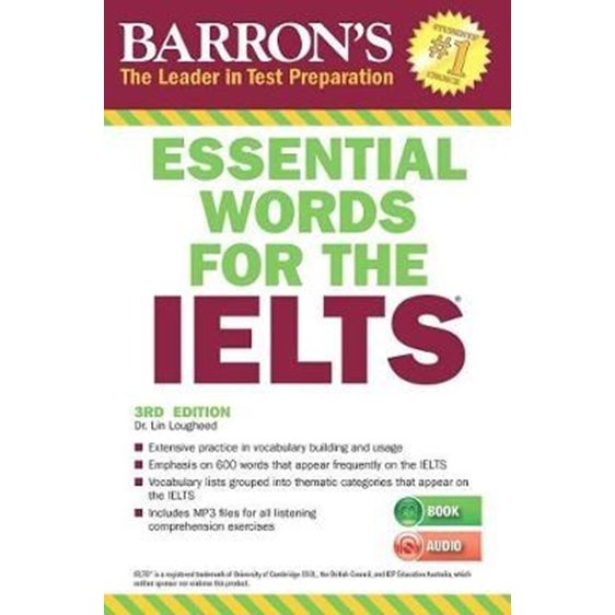 BARRON'S ESSENTIAL WORDS FOR THE IELTS ( + MP3 Pack) 3RD ED PB