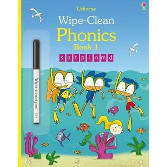 WIPE-CLEAN PHONICS: BOOK 1  PB