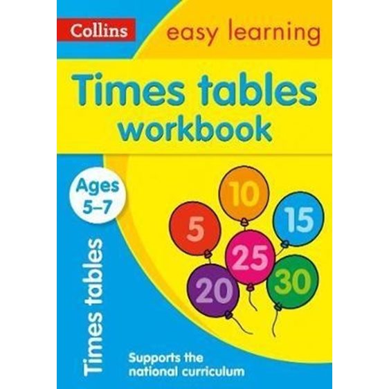 TIMES TABLES WORKBOOK AGES 5-7 (COLLINS EASY LEARNING KS 1) PB