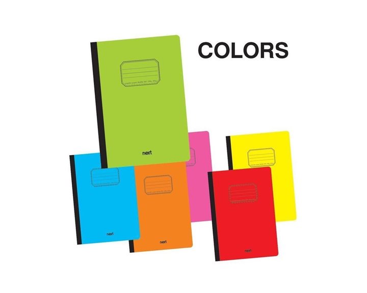 Τετράδιο Εύκαμπτο Next Colors 17x25 100φ